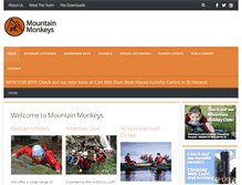 Tablet Screenshot of mountainmonkeys.co.uk